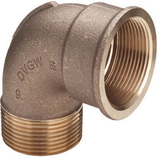 COUDE BRONZE MÂLE / FEMELLE 90° 20/27 VIEGA