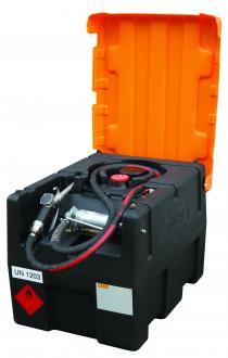 Cuve de transport essence 190 litres - pompe manuelle ATEX - capot - homologué ADR - 306889_0