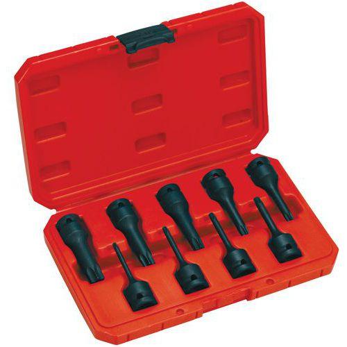 DOUILLES TOURNEVIS 1/2 À CHOCS LONGUE TORX COFFRET _ CP-NSTJ