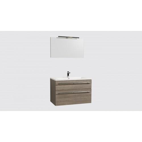MEUBLE SALLE DE BAINS 90 CM SUSPENDU MAÎA -CHÊNE NATUREL BATHDESIGN