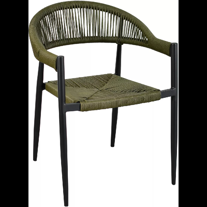 Fauteuil LAGNY - Aluminium et Corde Polymère - Contemporain - Extérieur_0