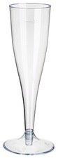FLÛTE À CHAMPAGNE EN PLASTIQUE, 0,1 L, TRANSPARENT - LOT DE 3