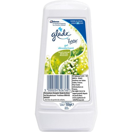 GEL LONGUE DURÉE MUGUET GLADE BY BRISE 150 ML