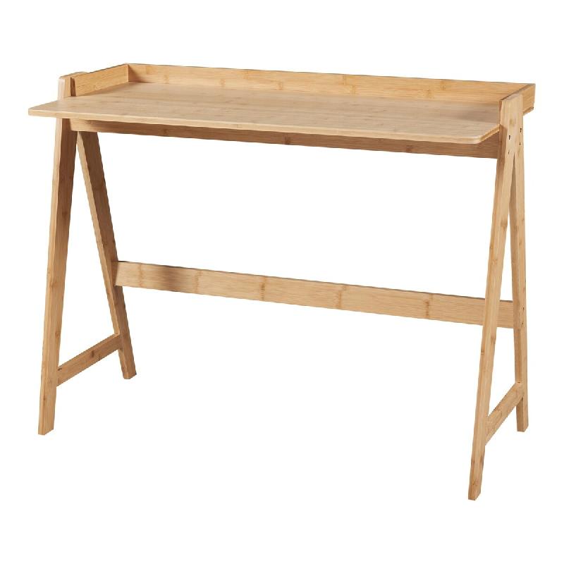 Helloshop26 - Bureau table poste de travail 123 x 53 x 80 cm bambou naturel 03_0009055 - Bambou 3000224487585_0