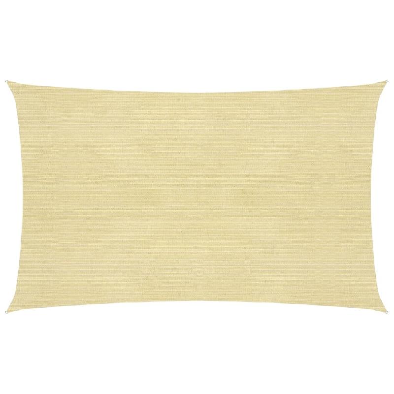Helloshop26 - Voile toile d'ombrage parasol 160 g/m² 2 x 5 m PEHD beige 02_0008962 - beige 3000480482720_0