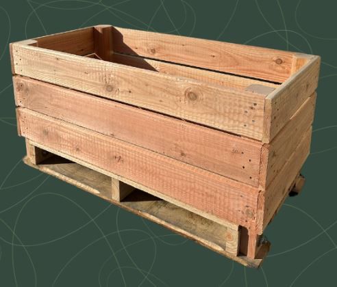 Jardinière en bois - petit modèle haut 100x60x74cm (320L) - Fabrication française, robuste et durable_0
