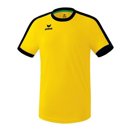 MAILLOT DE FOOT ENFANT - ERIMA - RETRO STAR JAUNE/NOIR