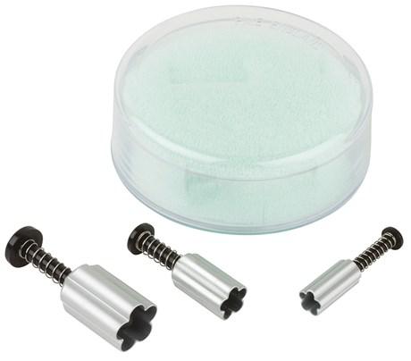 MATFER - DÉCOUPOIR FLEUR À PISTON INOX (SET DE 3) - 431030