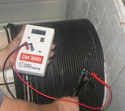 Mesureur électronique - Métreuse pour câbles de 5 à 1.999 mètres - Affichage digital_0