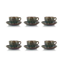 Ogo Living - Lot 6 Tasses 16cl Et Soucoupes 14cm Venus En Porcelaine - 3256391032183_0