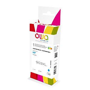 OWA CARTOUCHE D'ENCRE REMANUFACTURÉE COMPATIBLE POUR HP 903XL T6M03AE - GRANDE CAPACITÉ - CYAN