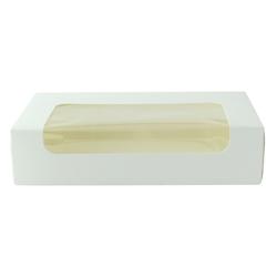 Packnwood FHC - 200Pcs - Boite carton blanche  laminé  à fenêtre - 190x113x44mm - blanc en carton 210TOASTW_0