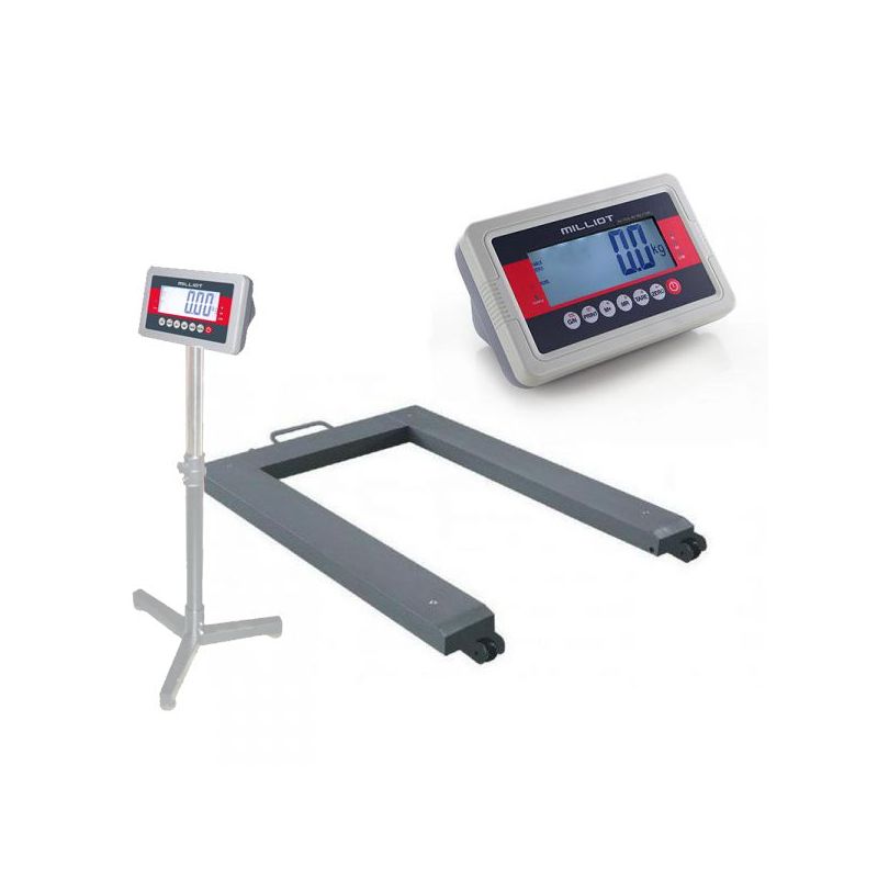 Pèse palette TPF - Balance Milliot - portée max. 3 tonnes, précision dès 200 g, homologable avec imprimante_0