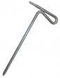 Piquet de terre - connecteur femelle 4 mm - raccord pour pinces crocodiles - 33 V~ / 70 V continus - 23 cm_0