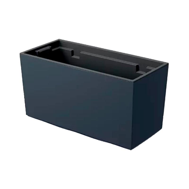 Prosperplast - Jardinière de balcon URBI CASE - 39,5x18,5x19,5 cm, anthracite - gris plastique ZA4108_0