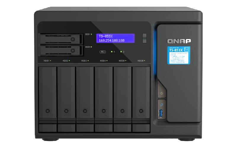 Qnap ts-855x san tower ethernet/lan noir c5125_0