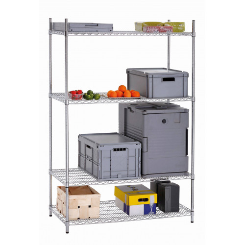 RAYONNAGE CHROMÉ PROFESSIONNEL BARTSCHER - CHARGE 500 KG