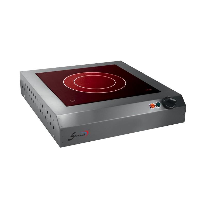 Réchaud vitrocéramique - 1 feu - 300 x 300 mm alimentation - monoph... - P27102SSP_0