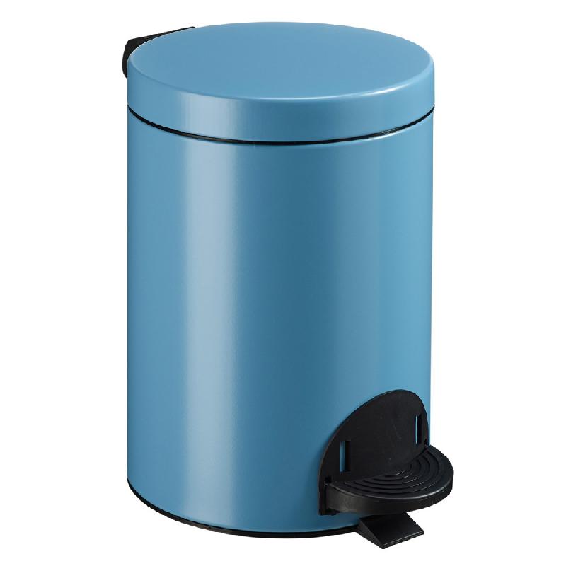 ROSSIGNOL POUBELLE A PEDALE SANELIA - 5L - BLEU MAT LISSE