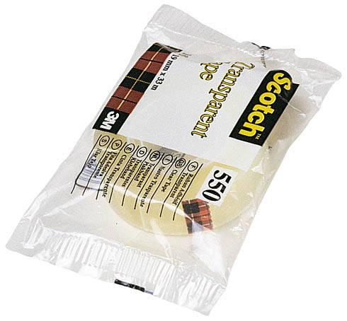 RUBAN ADHÉSIF SCOTCH TRANSPARENT - LARGEUR 19 MM X LONGUEUR 33 M