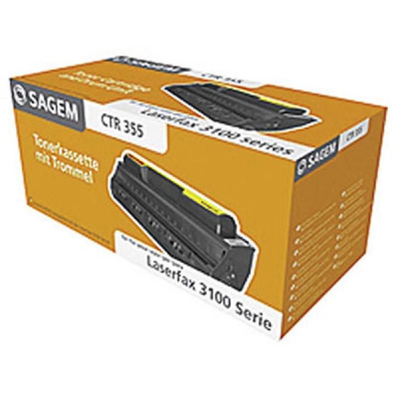 SAGEM TONER ORIGINAL CTR 355 (CTR-355) - COULEUR: NOIR