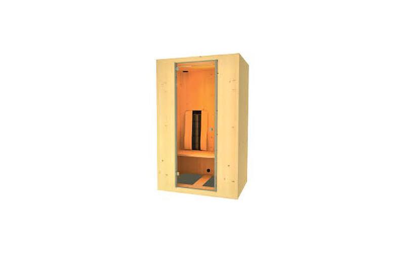 Sauna cabine infrarouge Ergo-Vital 2 Pro - 2 places, bois épicéa, 1540W, dimensions 130x103x210 cm_0