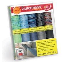 GÜTERMANN SET DE FILS À COUDRE DECO STITCH 70, ASSORTIMENT 2