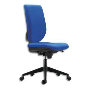 Siège Tertio - dossier et assise tissu bleu - mécanisme synchrone - piètement nylon - sans accoudoirs_0