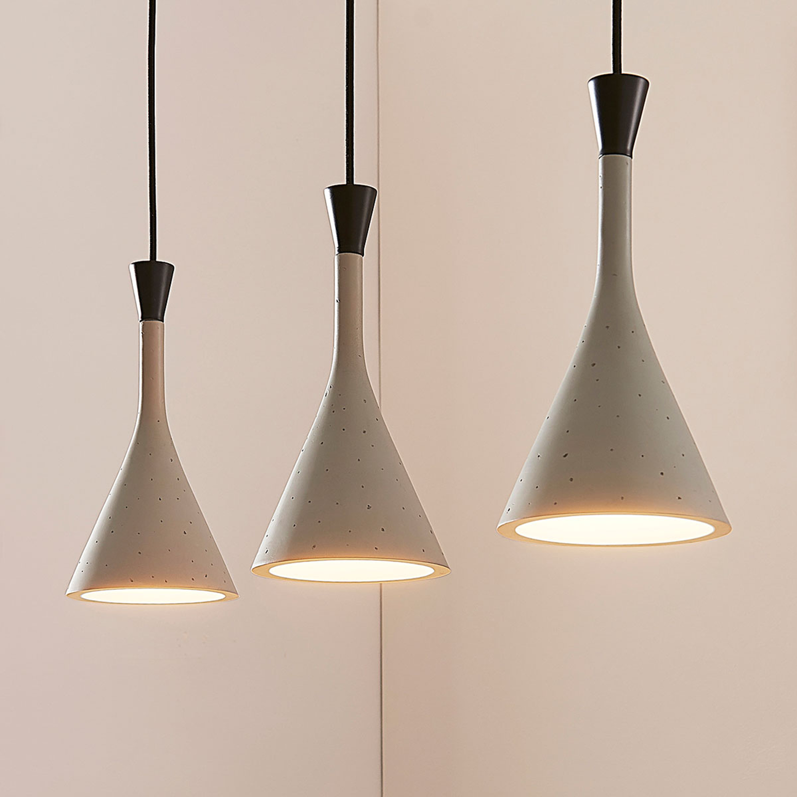 LINDBY SUSPENSION FLYNN 3 LAMPES POUR TABLE À MANGER
