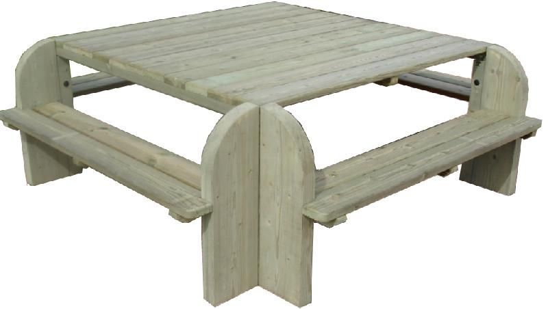 TABLE PIQUE-NIQUE EN BOIS 