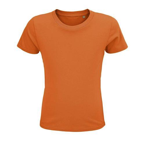 TEE-SHIRT PERSONNALISABLE ENFANT COTON ORGANIQUE BIO JERSEY 150 ORANGE