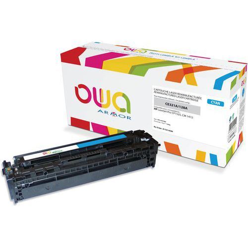TONER RECONDITIONNÉ CYAN HP CE321A - 1300 P