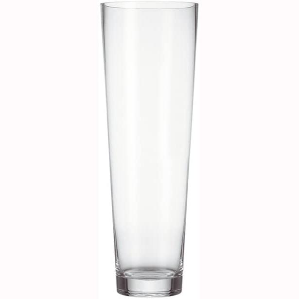 VASE CONIQUE EN VERRE 50CM - LEONARDO - CONIQUE