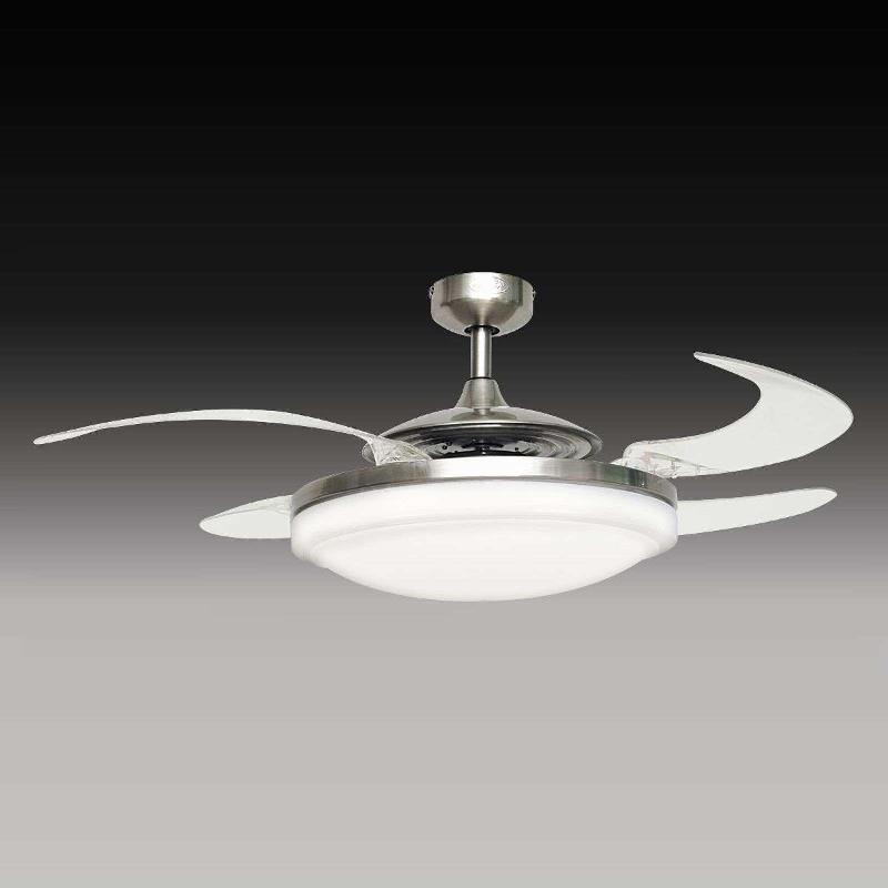 BEACON LIGHTING BEACON VENTILATEUR AVEC LUMIÈRE FANAWAY EVO 2, CHROME MAT, SILENCIEUX