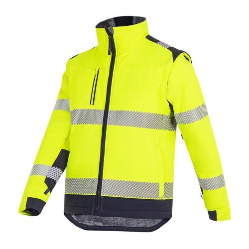 VESTE SOFTSHELL - HAUTE VISIBILITÉ - JAUNE FLUO - SHERPA - 3XL T2S