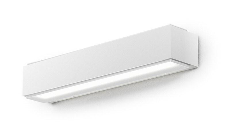 Applique Led Ges964C 20W Double Émission 1236Lm 3000K En Aluminium Moulé Sous Pression Blanc - Applique D'Extérieur Ip65 - Gea Luce - blanc GES964C_0