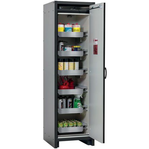 ARMOIRE Q-CLASSIC-30 Q30.195.056.R GRIS/BLANC-6 TIROIR