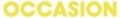 Autocollant pare-brise jaune - Occasion - Format 260x70mm - Lot de 10 pièces_0