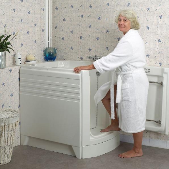 Baignoire à porte Ambiance - compacte, design et confortable pour salles de bains de toutes tailles_0