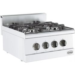 Réchaud Gaz Professionnel à Poser - 2 ou 4 Brûleurs - Combisteel - l60- L60- P60- h30- - COM-7178.0010_0