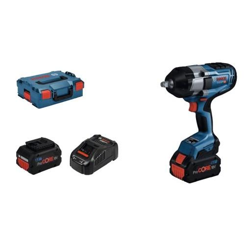 BOULONNEUSE À CHOCS 18V - GDS 18V-1000 - 2 BATTERIES 8 AH - COFFRET DE TRANSPORT BOSCH