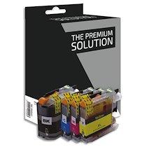 CARTOUCHE COMPATIBLE JET D'ENCRE NOIR CYAN MAGENTA JAUNE BROTHER LC223, B8B223B/CL - LOT DE 3