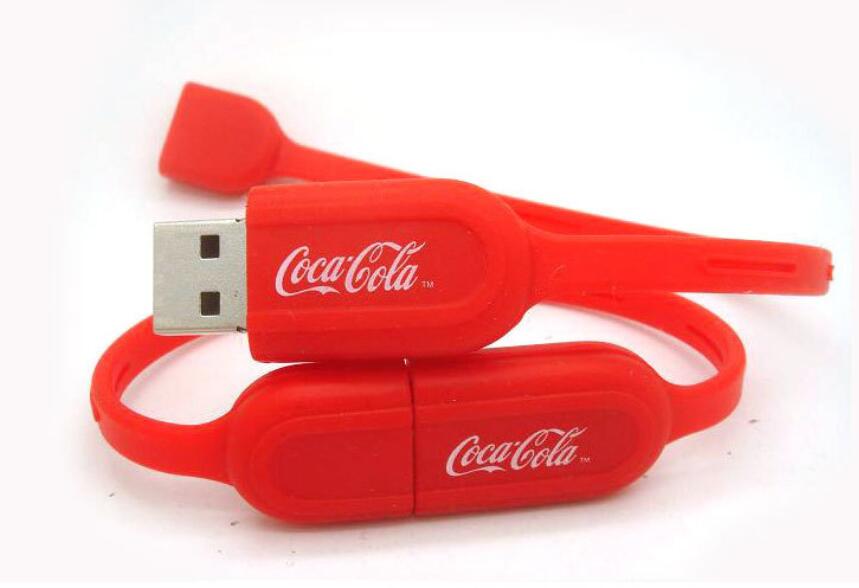 Clés USB bracelet promotion – Matière PVC – Dimensions 213mm x 19mm x 6.5mm_0