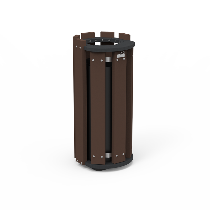 Corbeille FORESTIER - Bac 90 L sans couvercle - Plastique recyclé - STD OR-COR-08-B_0