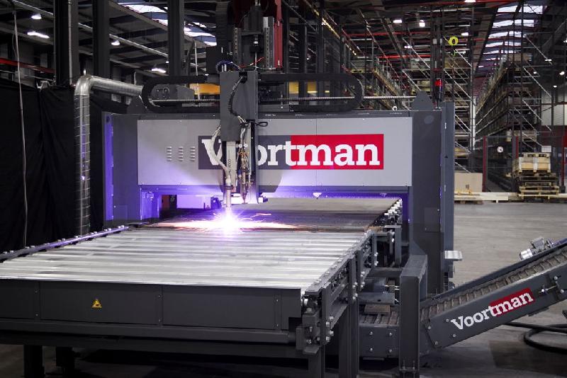 Coupage plasma - Voortman V320 | Machine combinée découpe et perçage de tôles avec torche plasma HD_0