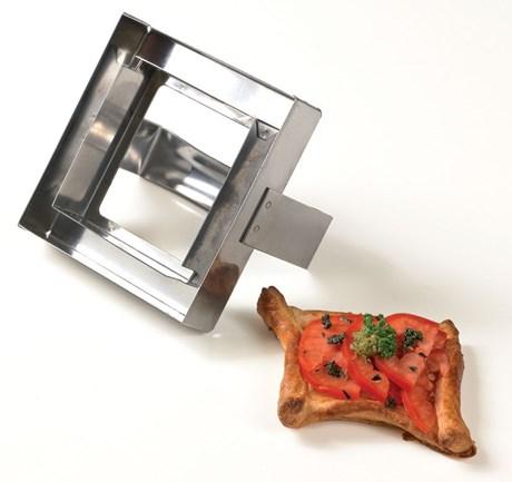DÉCOUPOIR CARRÉ DOUBLE INOX 11 CM