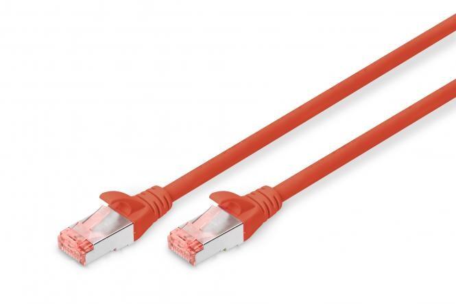 DIGITUS Câble de raccordement CAT 6 S/FTP, 5 m, rouge - rouge 4016032322030_0