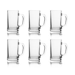 Excelsa lot de 6 verres à bière Amburgo verre 49 cl transparent - transparent verre 69622_0