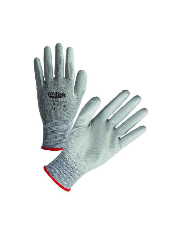 GANTS TRICOTÉS POLYESTER ENDUCTION POLYURÉTHANE GRIS T7 - 5071PUM
