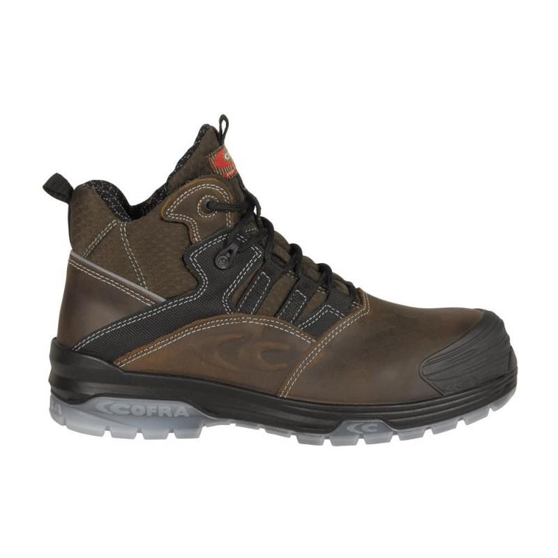 Chaussures de sécurité montantes Goya Brown S3 CI SRC - Nubuck hydrofuge et protection avancée_0